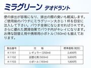 ミラグリーン潤滑消臭剤250ml